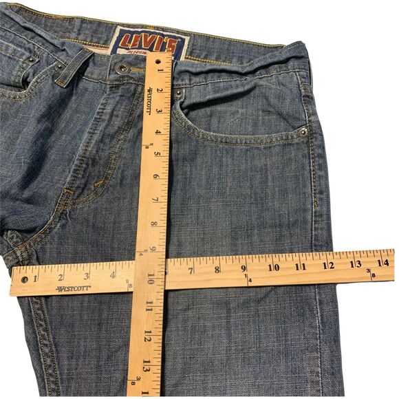 Vintage Levi's 514 Jeans Slim Straight Men's 33x30 Denim 100% Cotton Medium Wash - Picture 5 of 11